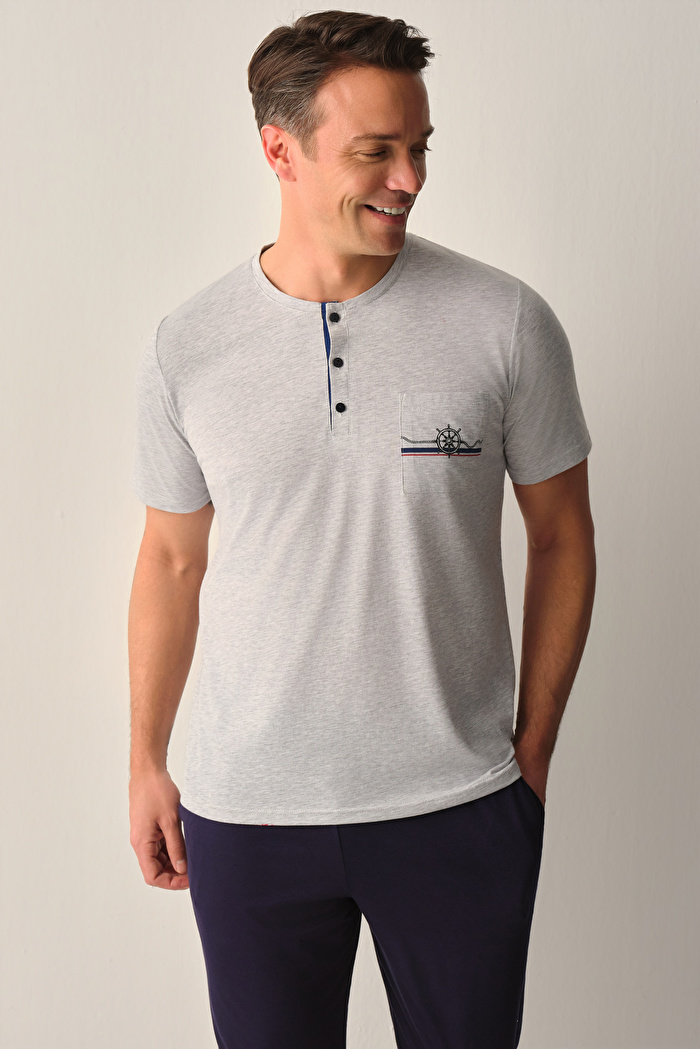 Anchor Erkek Pijama Takımı — görsel 2