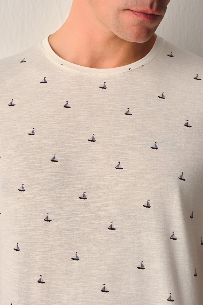 Wave Erkek Şort Pijama Takımı — görsel 3