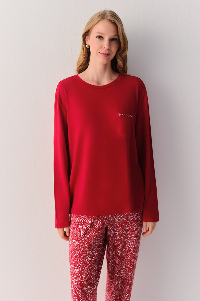 Paisley Pijama Takımı — görsel 2