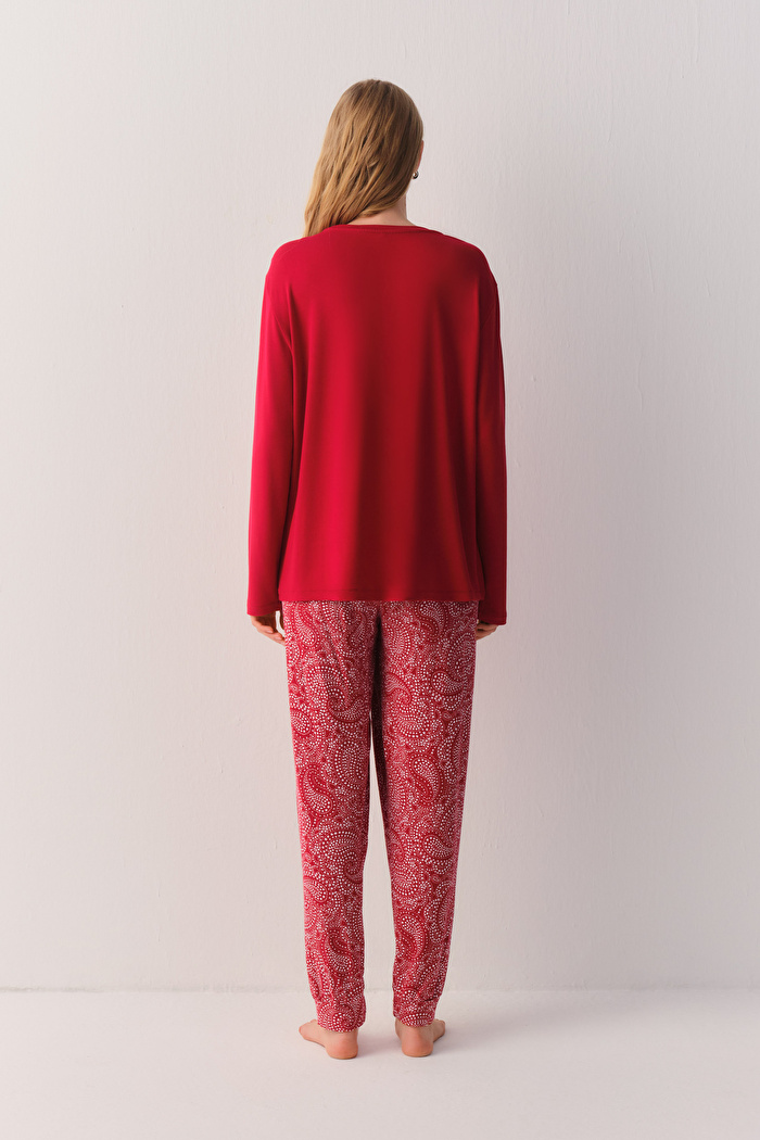 Paisley Pijama Takımı — görsel 4