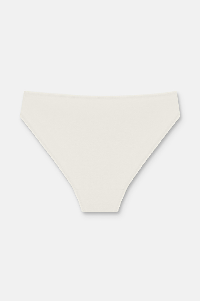 3'lü Pamuklu Dantelli Normal Bel Slip Külot — görsel 4