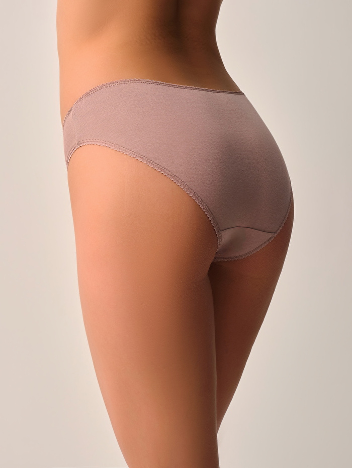 3'lü Pamuklu Normal Bel Slip Külot — görsel 3