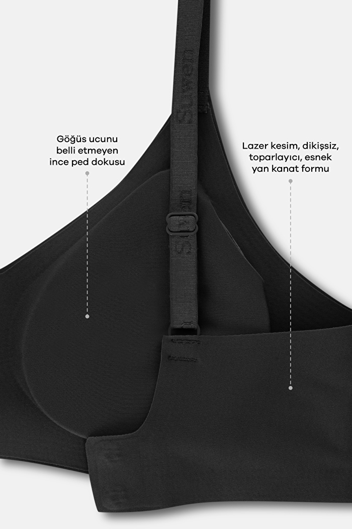 Invisible Soft Lazer Kesim İz Bırakmayan Balensiz Sütyen — görsel 5