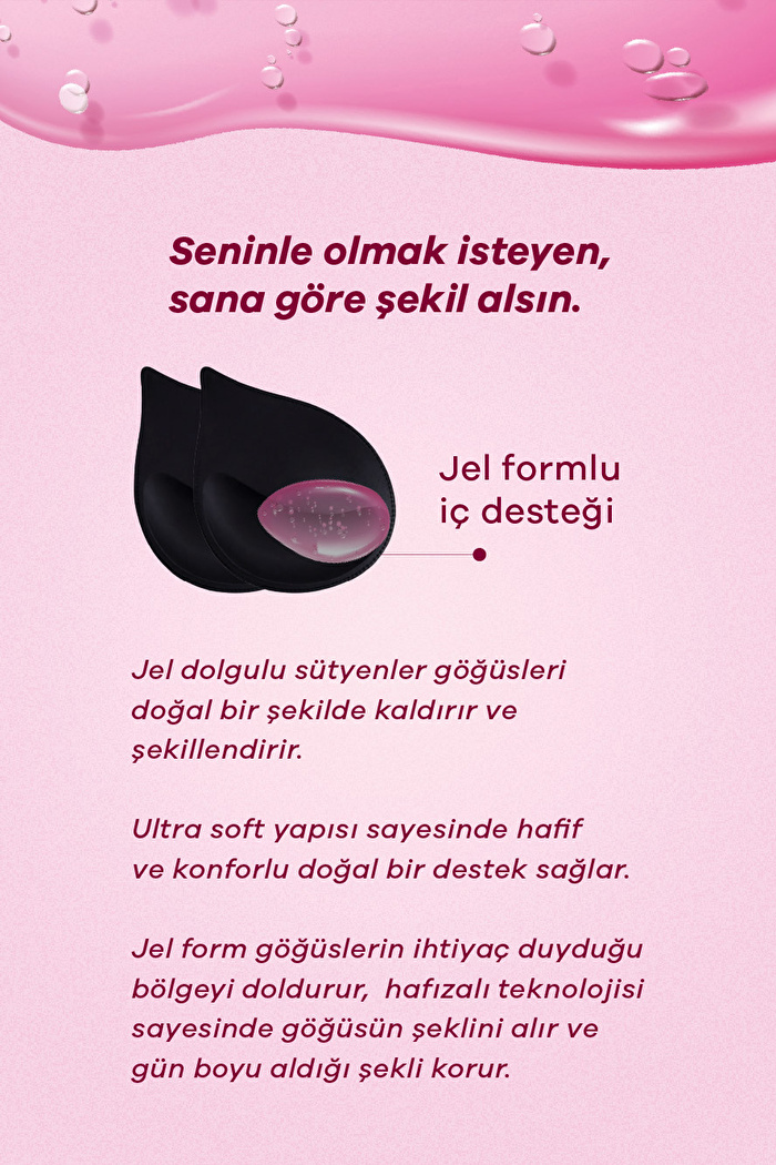 Helena Jel Yarı Destekli Balenli Sütyen — görsel 5