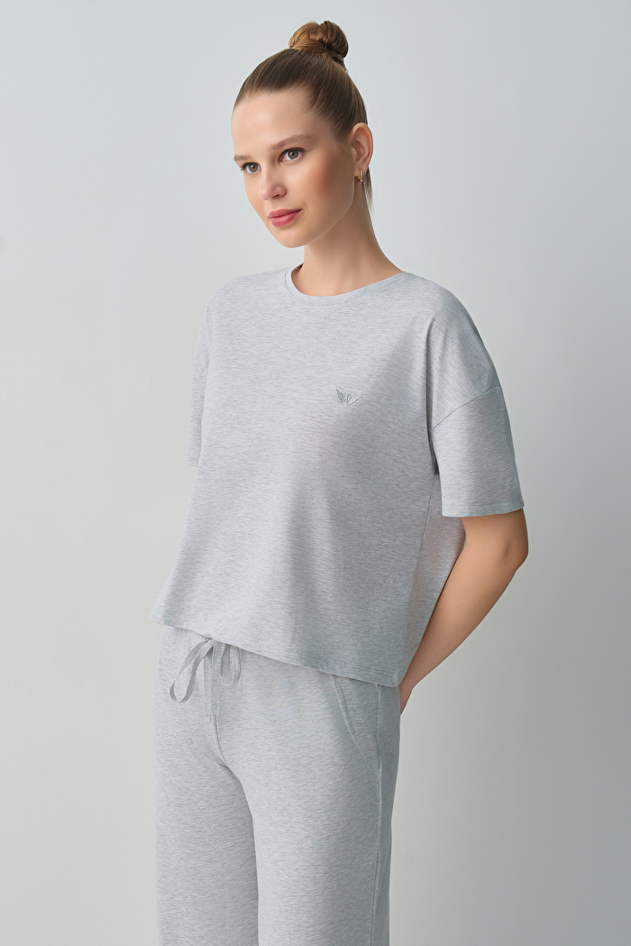 Casual Pamuklu Pijama Takımı — görsel 2