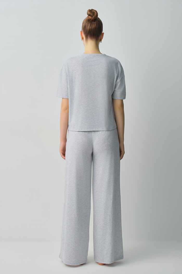 Casual Pamuklu Pijama Takımı — görsel 4