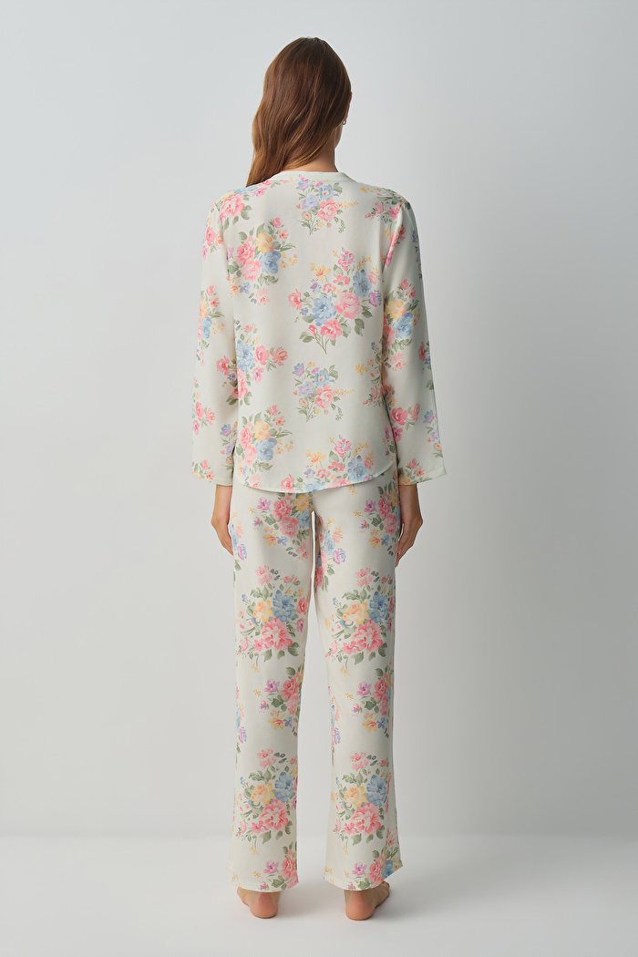 Fleur Gömlek Yaka Pijama Takımı — görsel 4