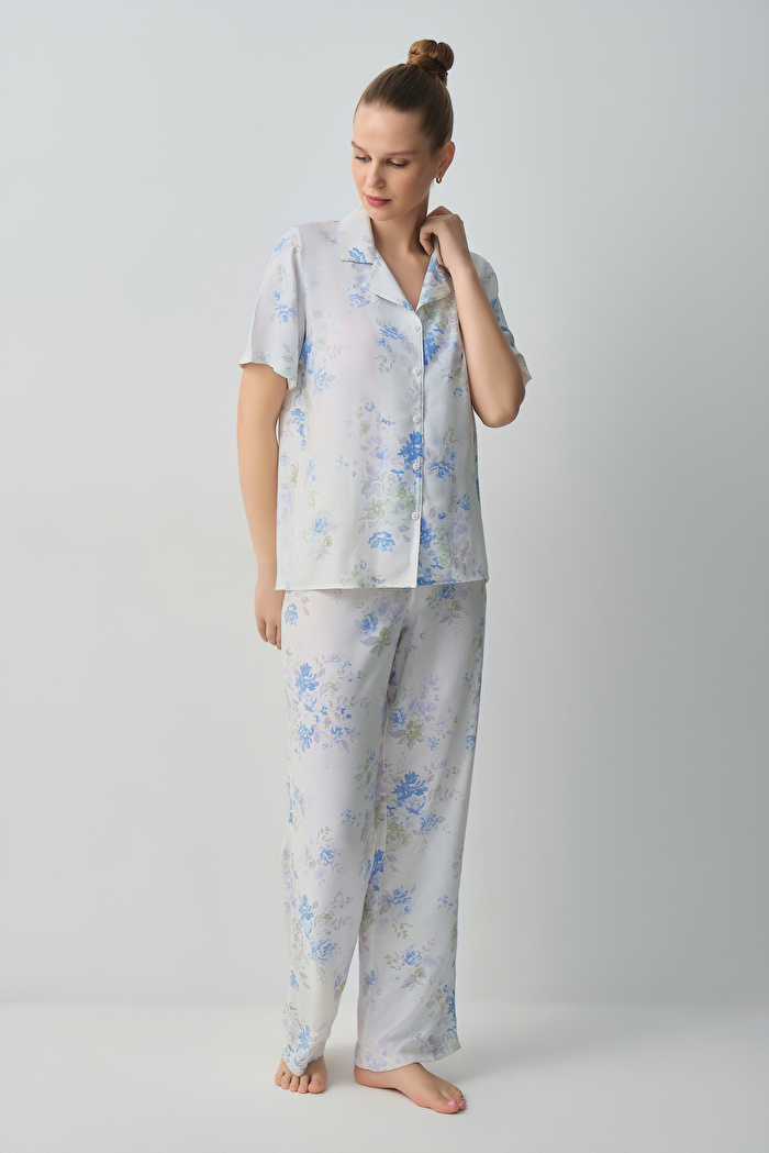 Aria Gömlek Yaka Pijama Takımı — görsel 2
