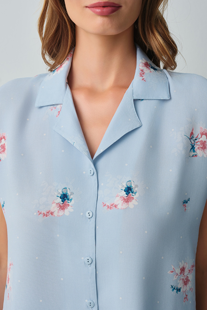 Bliss Gömlek Yaka Pijama Takımı — görsel 3