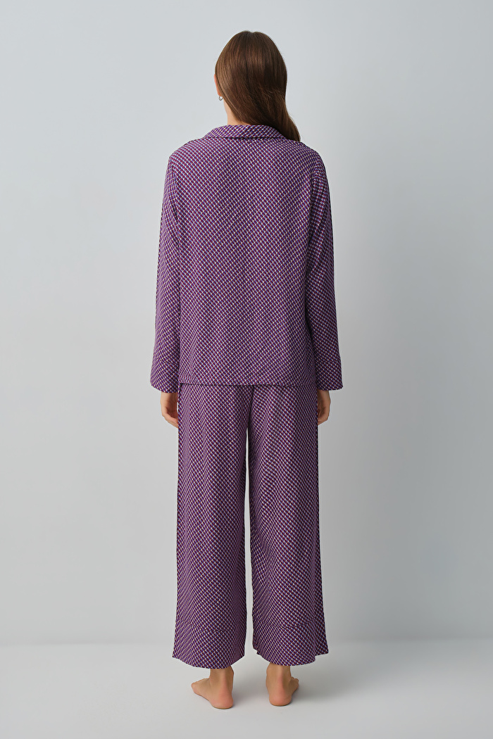 Vera Gömlek Yaka Pijama Takımı — görsel 4