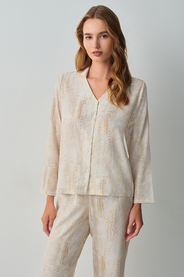 Wild Gömlek Yaka Pijama Takımı — görsel 3