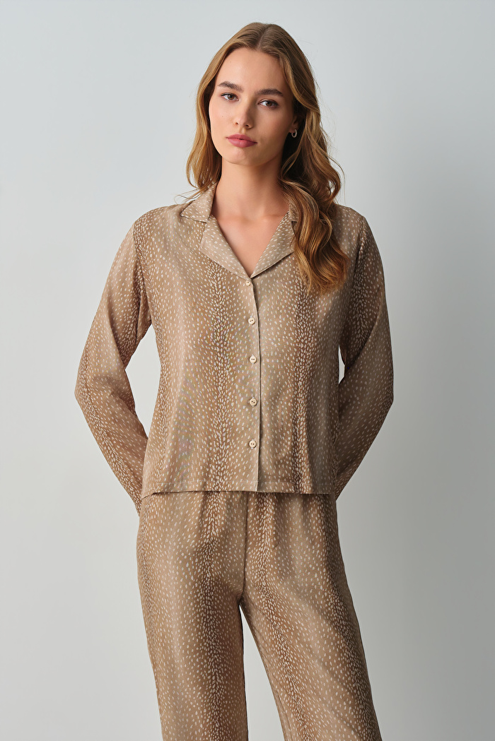 Wild Gömlek Yaka Pijama Takımı — görsel 2