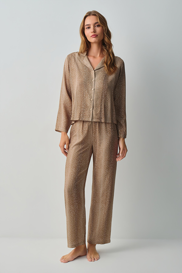Wild Gömlek Yaka Pijama Takımı — görsel 3