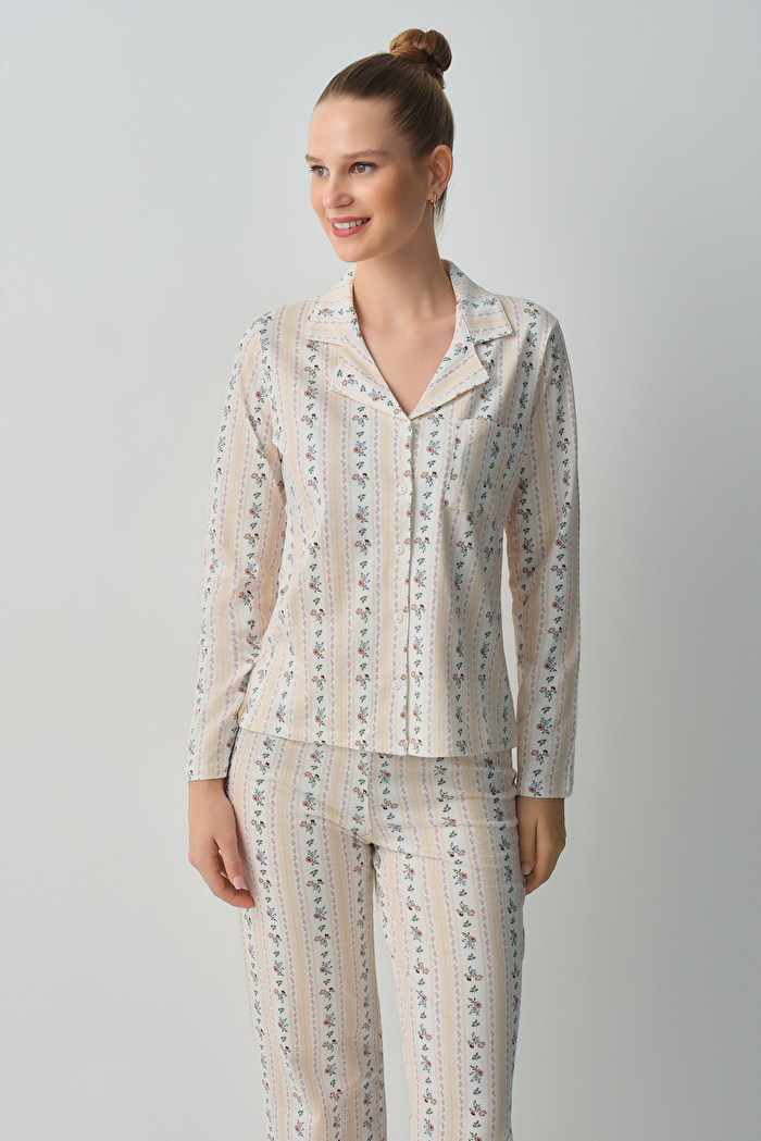 Stella Gömlek Yaka Pijama Takımı — görsel 2