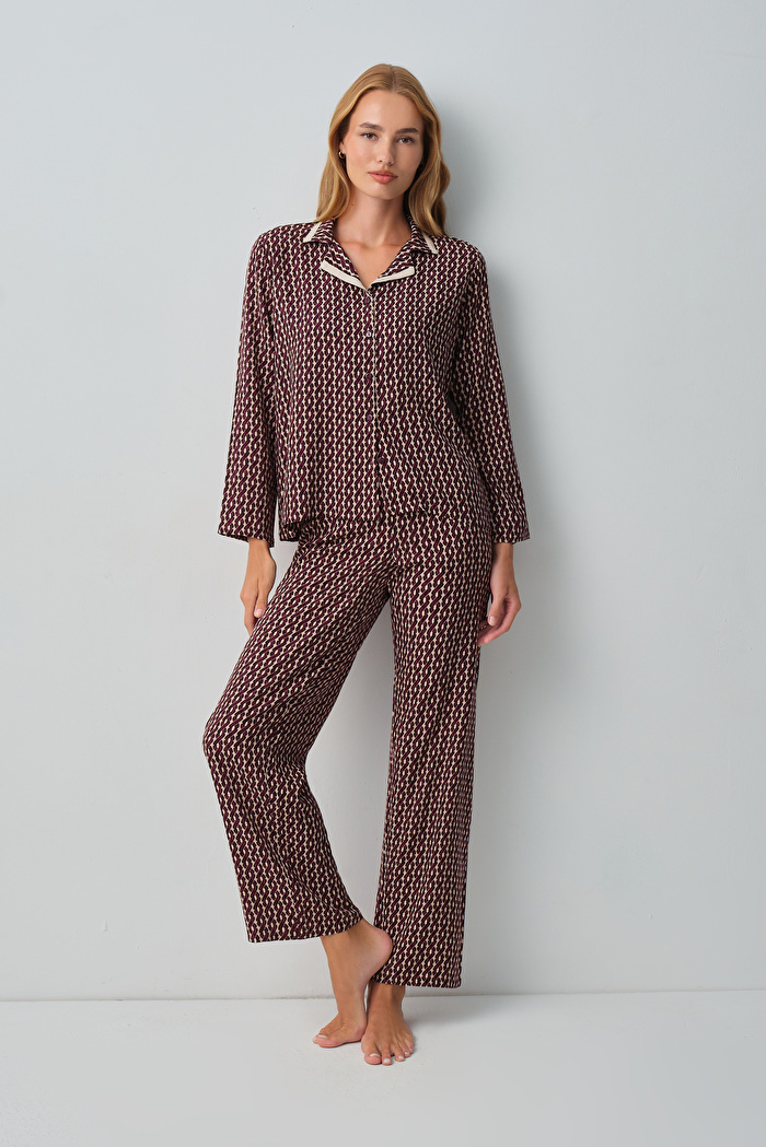 Arwen Gömlek Yaka Pijama Takımı — görsel 2