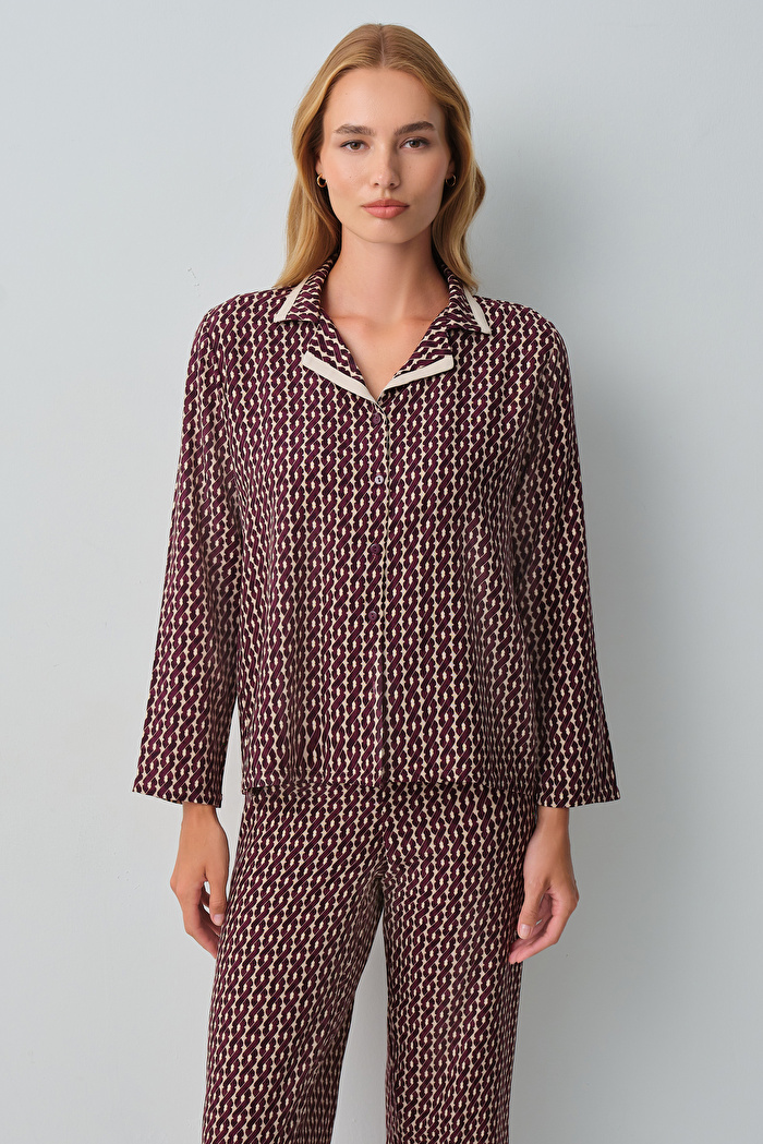 Arwen Gömlek Yaka Pijama Takımı — görsel 3