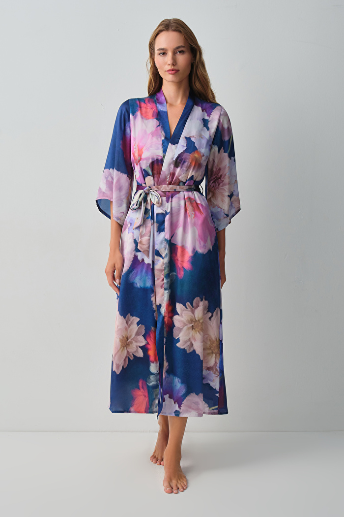 Floral Uzun Sabahlık — görsel 2