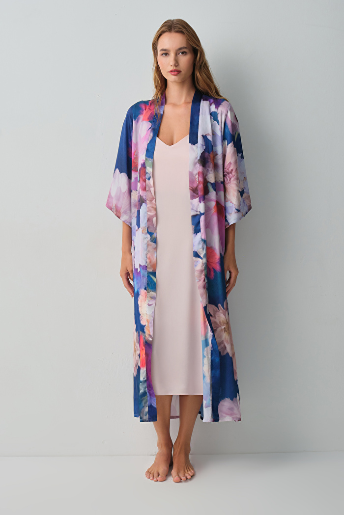 Floral Uzun Sabahlık — görsel 3