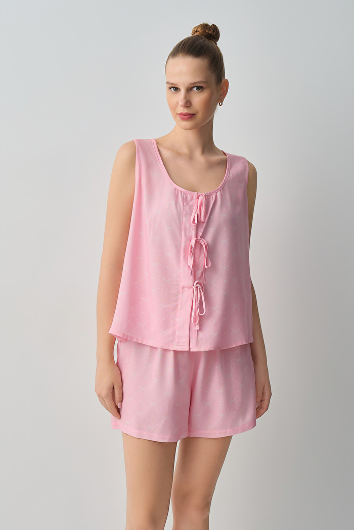 Cute Atlet Şort Pijama Takımı — görsel 2