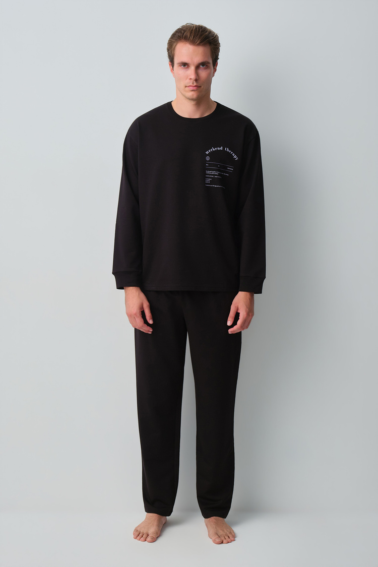 Black Weekend Men Pyjamas Set