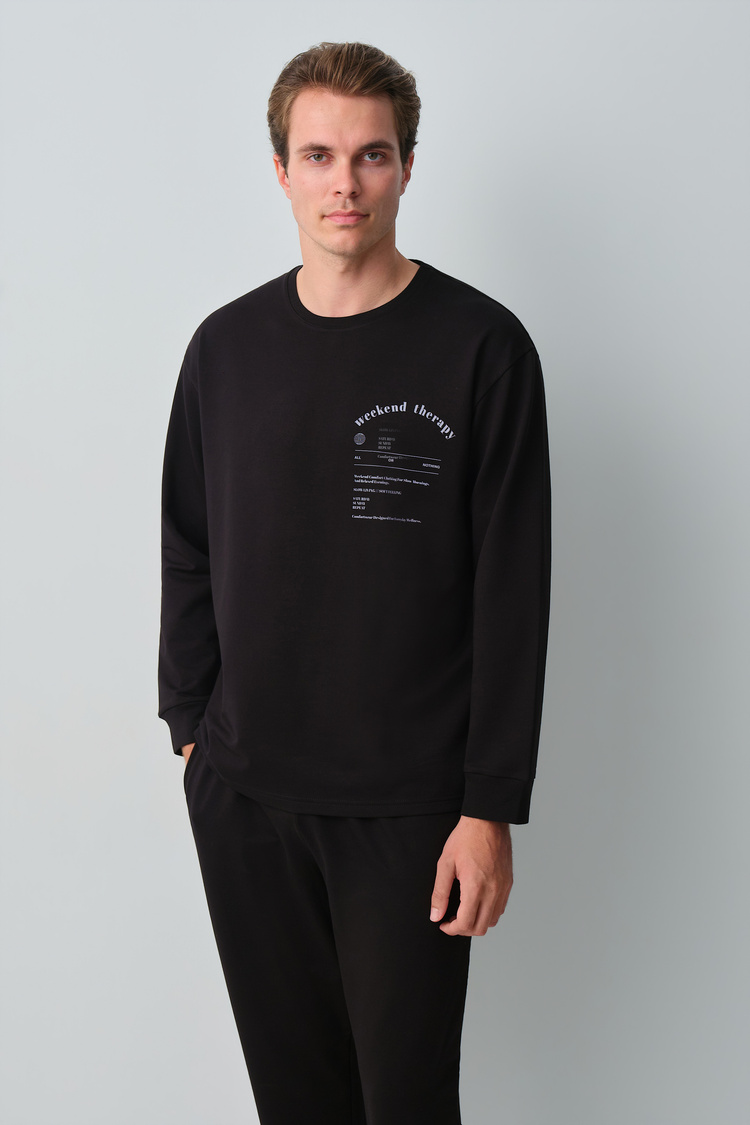 Black Weekend Men Pyjamas Set
