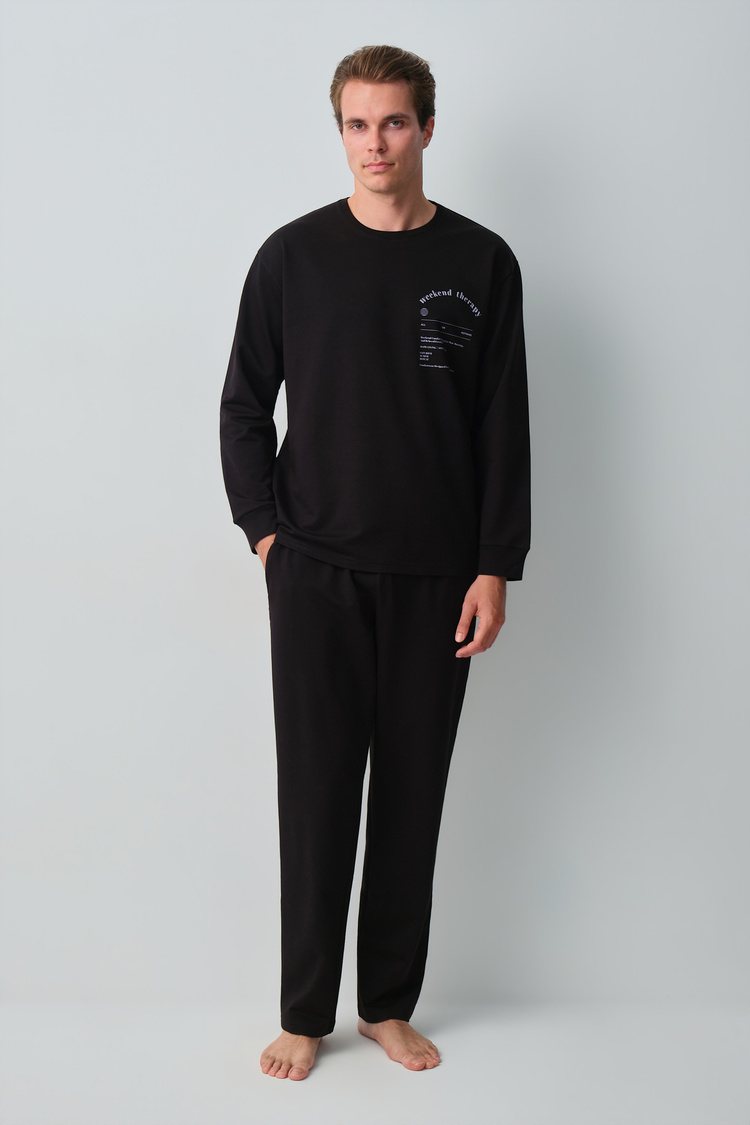 Black Weekend Men Pyjamas Set