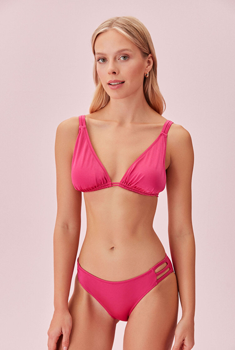 Begonvil Üçgen Bikini Üst