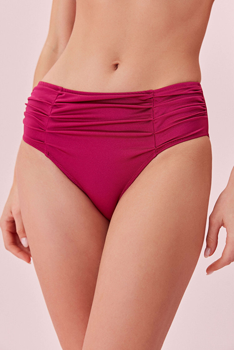 Vişne Drapeli Bikini Alt