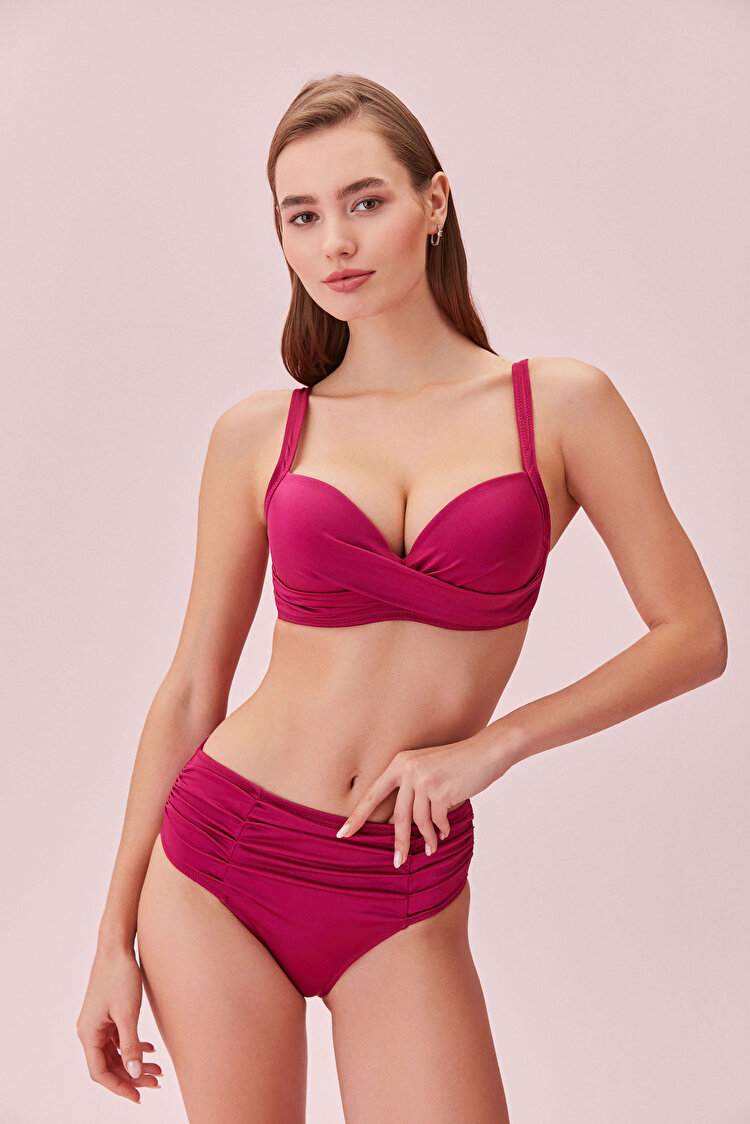Vişne Drapeli Bikini Alt