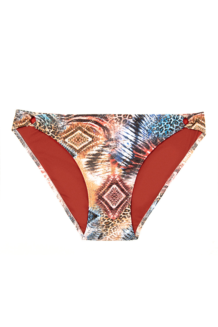 Etnik Desenli Freya Detaylı Bikini Alt