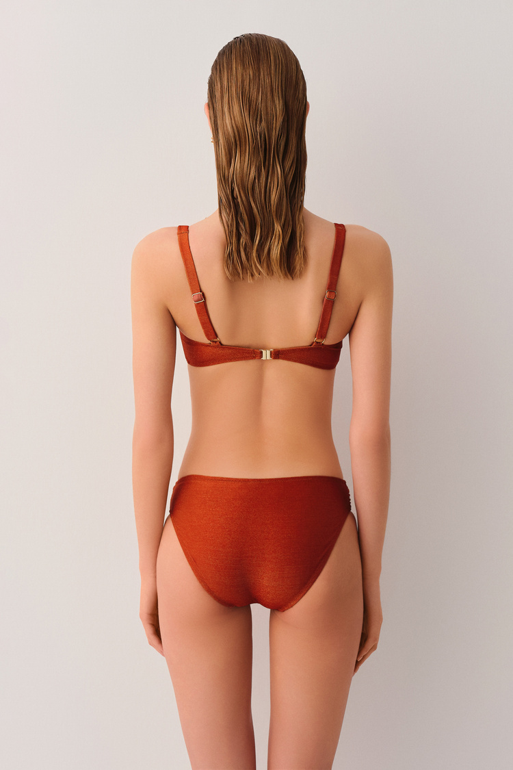 Parlak Tarçın Jenny Aksesuarlı Bikini Alt
