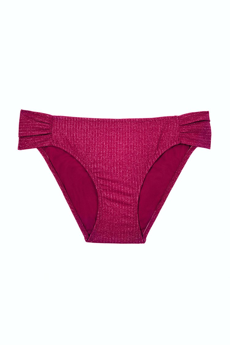 Mürdüm Mermaid Pileli Bikini Alt
