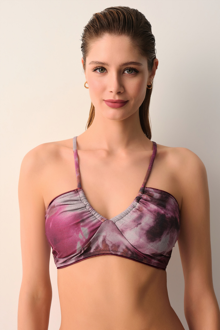 Batik Batic Biyeli Straplez Bikini Üst