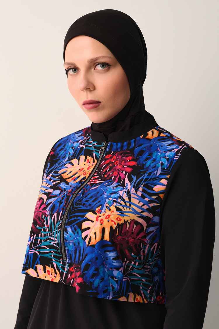 Siyah Tropez Tesettür Bone