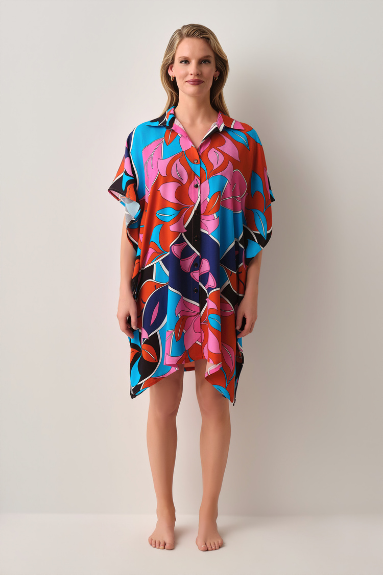 Fushia Print Sera Printed Tunic