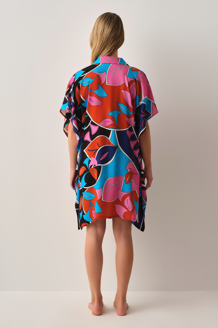 Fushia Print Sera Printed Tunic