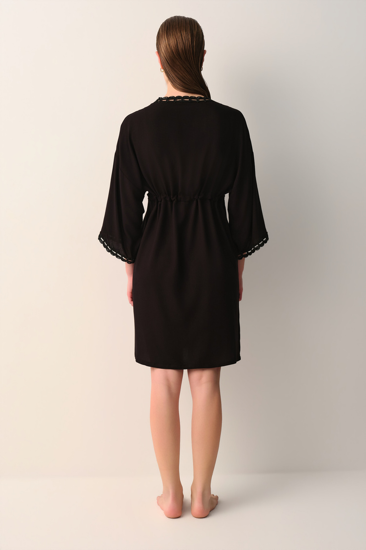 Siyah Diana Kaftan