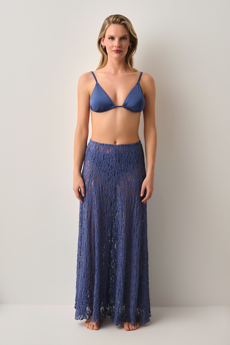 Smoke Blue Mia Skirt