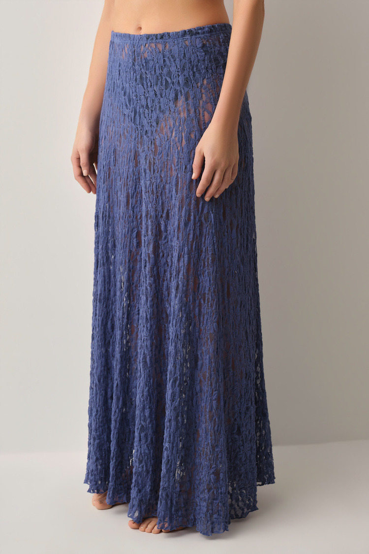 Smoke Blue Mia Skirt