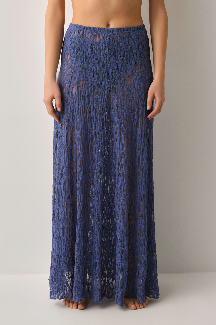 Smoke Blue Mia Skirt