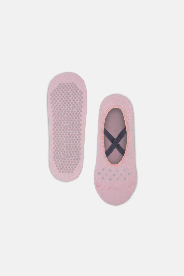 Pembe Yoga Pilates Çorap