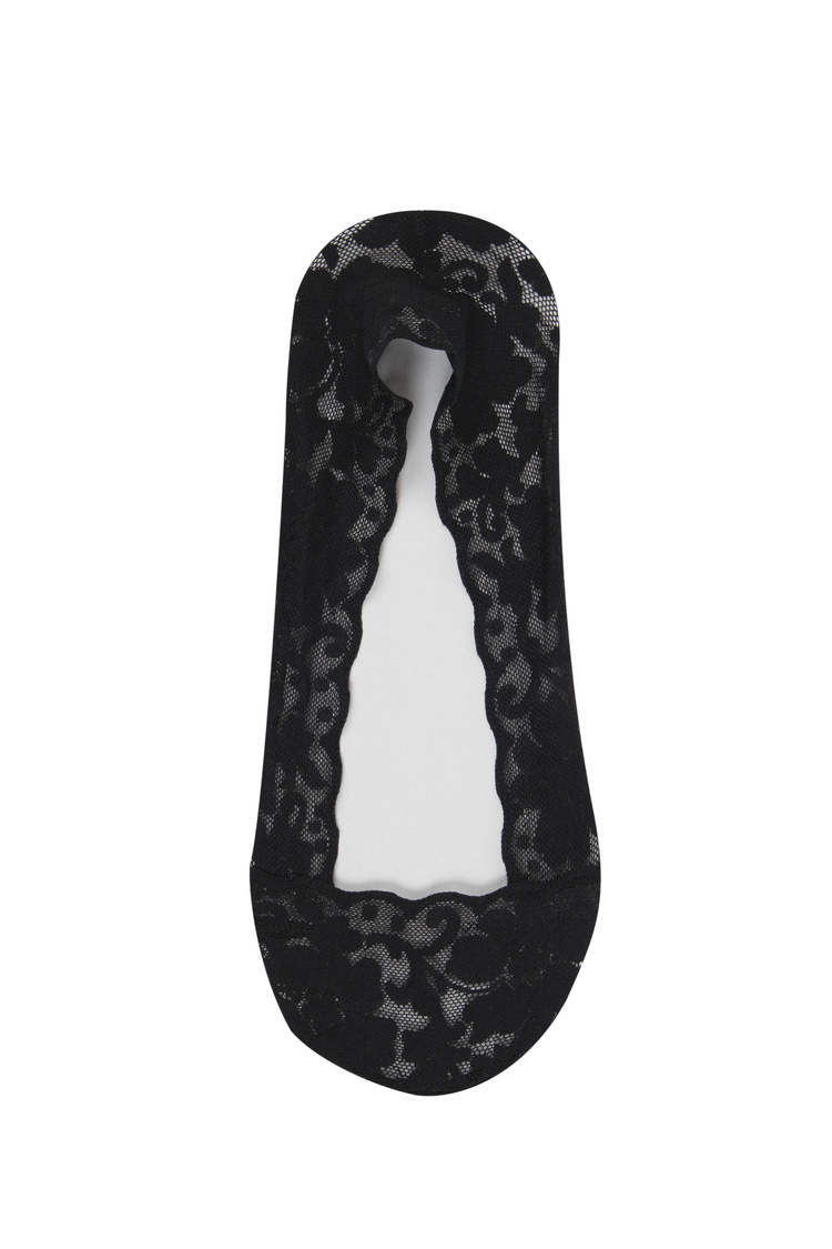 Siyah Premium Dantelli Suba Çorap