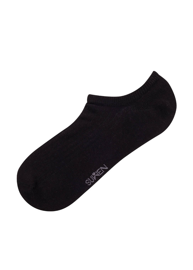 Siyah Men Classic Sneaker Çorap