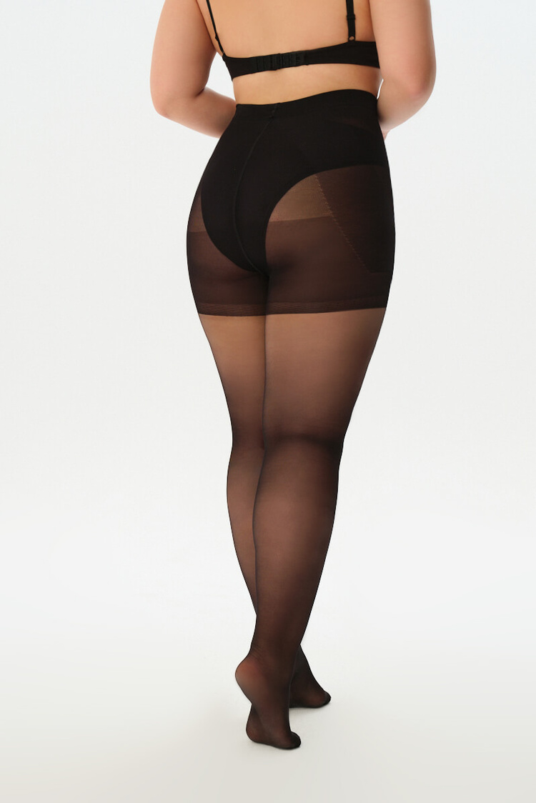 Siyah Perfect Shaper 20 Den Toparlayıcı Korse Efektli Külotlu Çorap