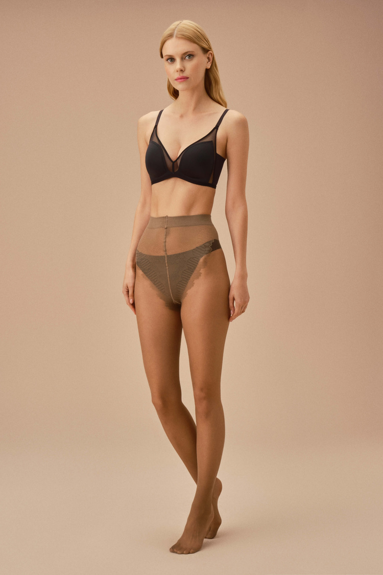 Bronz Pretty 40 Den Külotlu Çorap