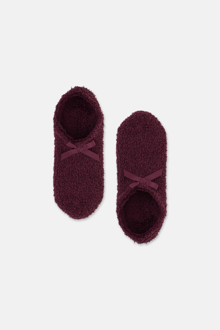 Bordo Mini Sleep Suba Çorap