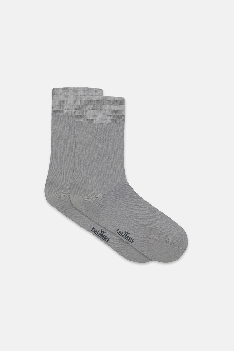 Gri Soft Touch Soket Çorap