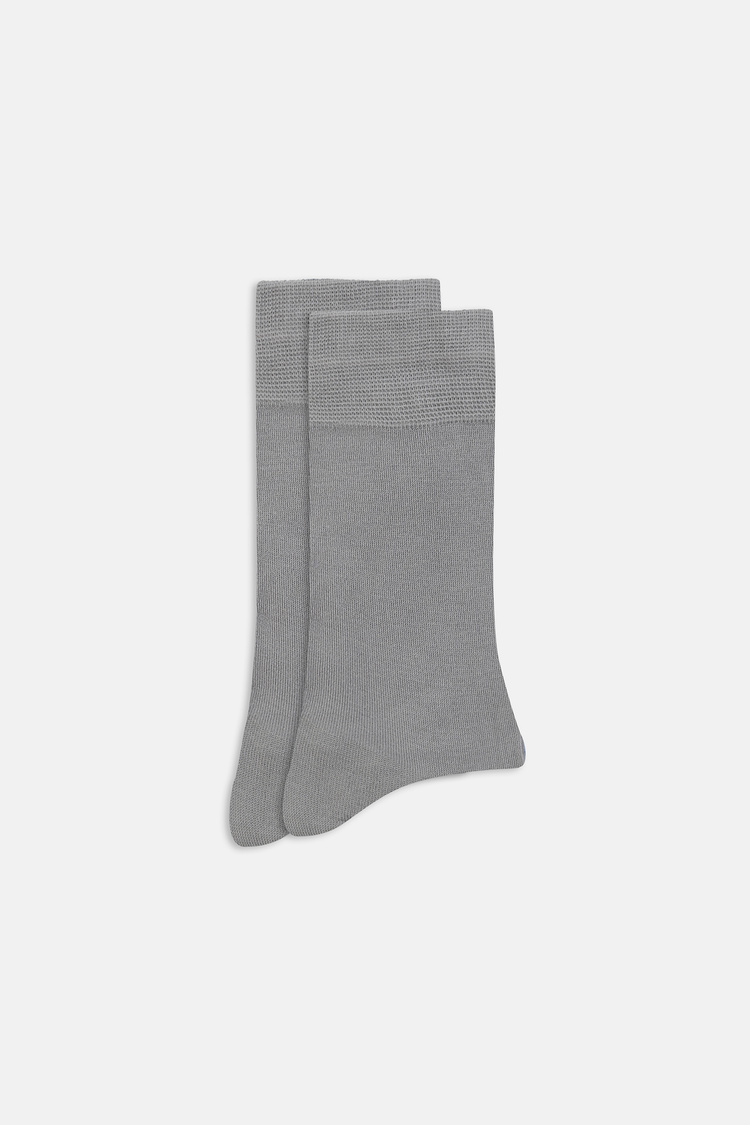 Gri Soft Touch Soket Çorap