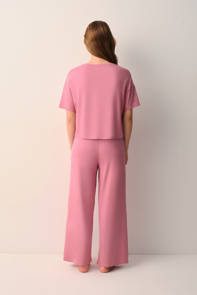 Gül Rengi Beatrix Pijama Takımı