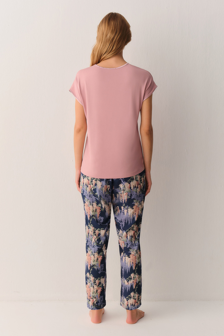 Mavili Garden Pijama Takımı